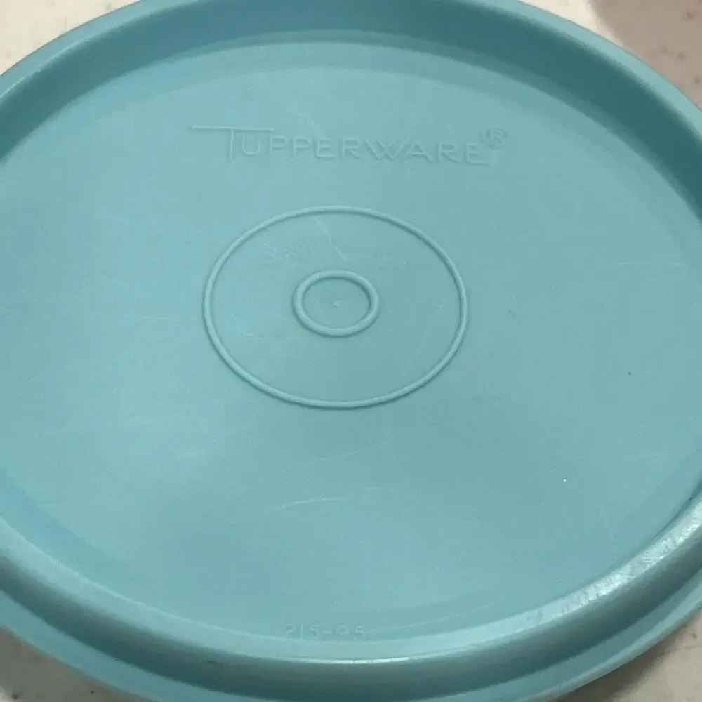 Set 3 Tupperware Little Wonders Snack Cup Bowl 1286 215 lids Red Pink Aqua Blue